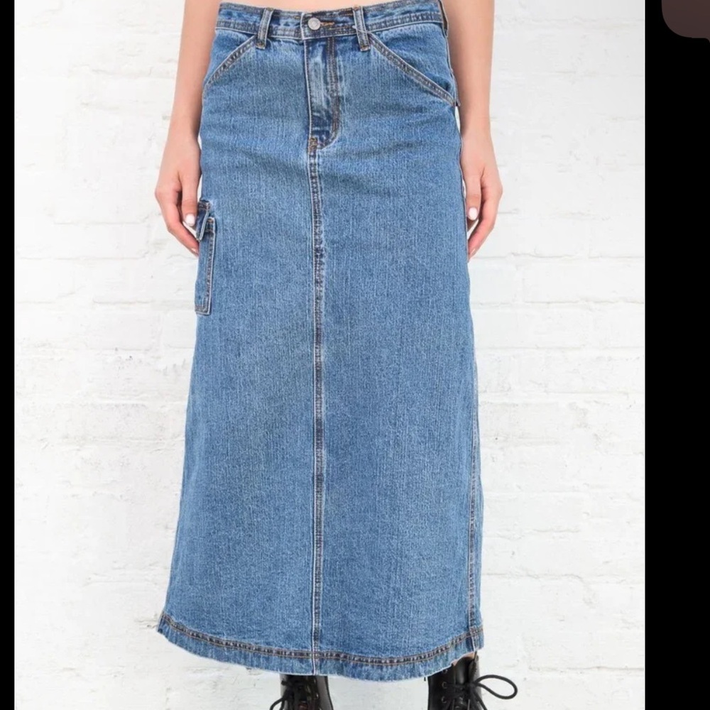 Brandy Melville Blue Denim Skirt